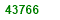 FORTY THREE THOUSAND SEVEN HUNDRED  AND SIXTY SIX
