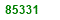 EIGHTY FIVE THOUSAND THREE HUNDRED  AND THIRTY ONE